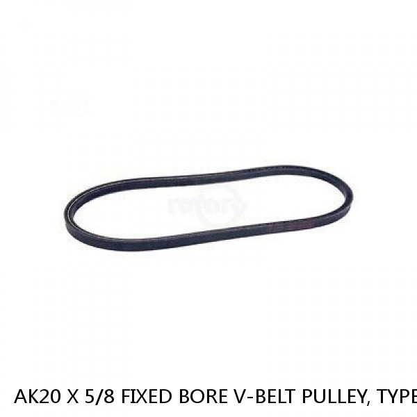 AK20 X 5/8 FIXED BORE V-BELT PULLEY, TYPE 5/8