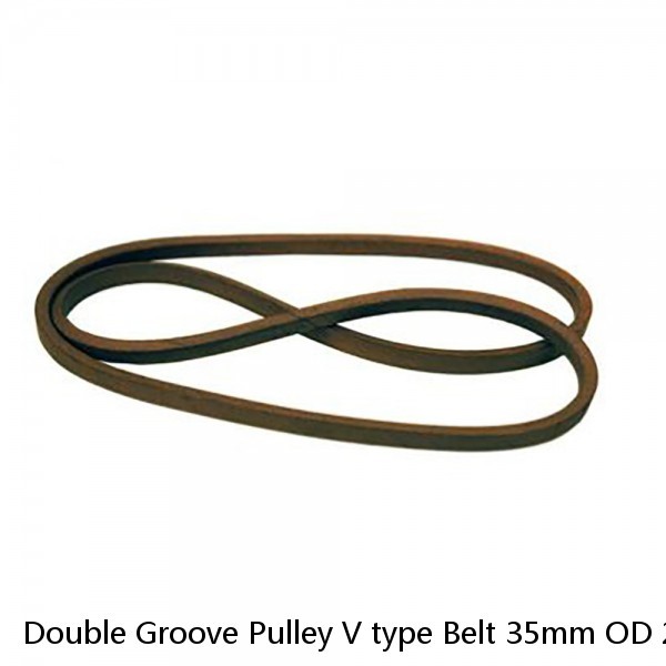 Double Groove Pulley V type Belt 35mm OD 20mm ID For Gas Engine 170F NEW