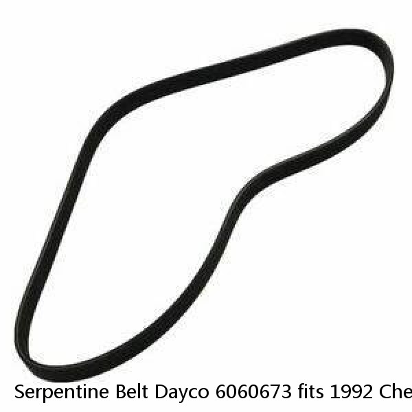 Serpentine Belt Dayco 6060673 fits 1992 Chevrolet Corvette 5.7L-V8 #1 image