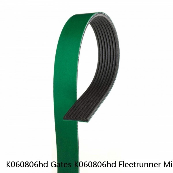 K060806hd Gates K060806hd Fleetrunner Micro V Serpentine Drive Belt #1 image