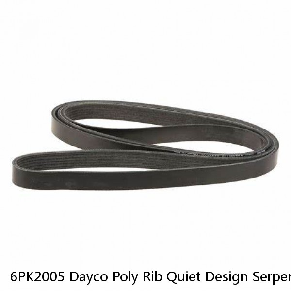 6PK2005 Dayco Poly Rib Quiet Design Serpentine Belt Free Shipping Free Returns #1 image
